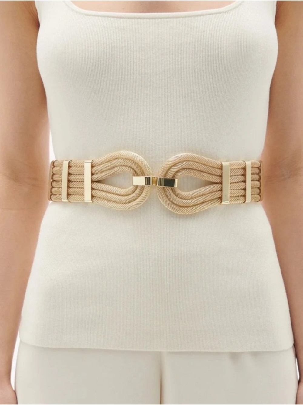 FIGUE - Rowan Double Loop Stretch Belt XS-S
